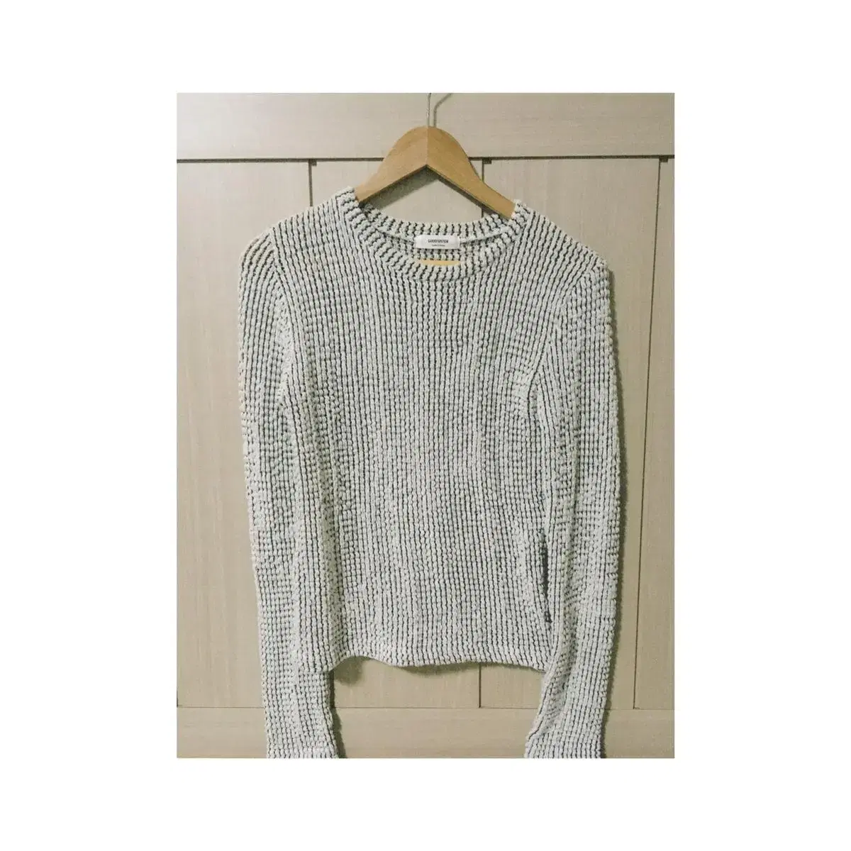 릿킴 OREO KNITTING LONG SLEEVE (IVORY)